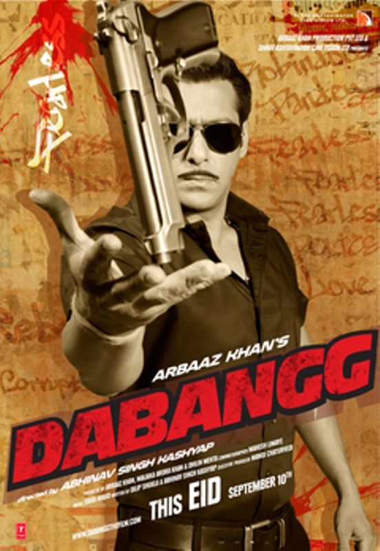 Poster of the film 'Dabangg'