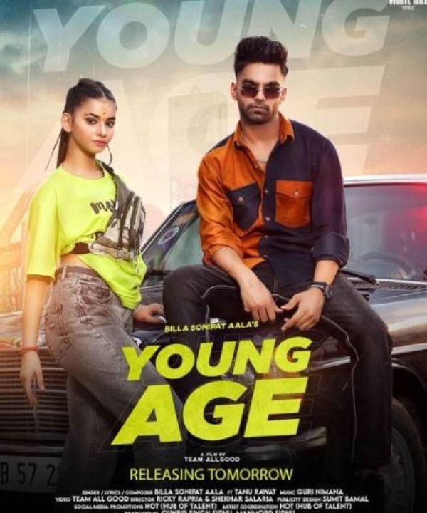 Poster of the music video 'Young Age'