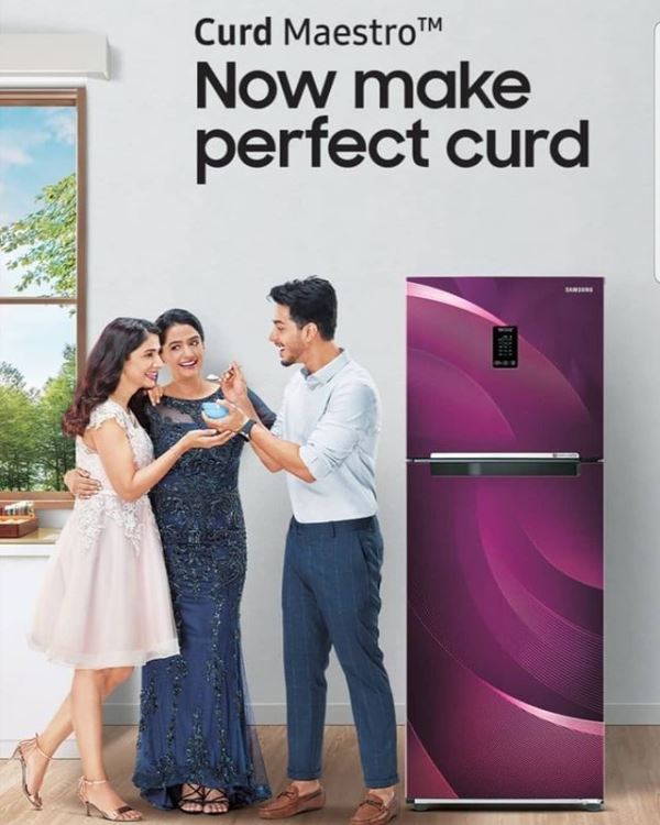 Rajveer Dey in an advertisement for Samsung