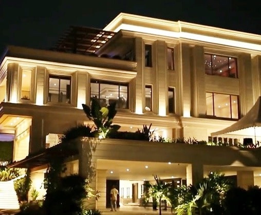 Ram Charan's mansion at the Jubilee Hills