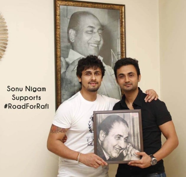 Sonu Nigam also supported RJ Anmol's #RoadforRafi campaign