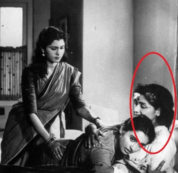 Sulochana Latkar in a still from the 1959 film Sujata