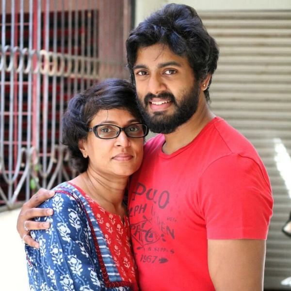 Suraj Kumar with his mother, Anitha Narayanswamy