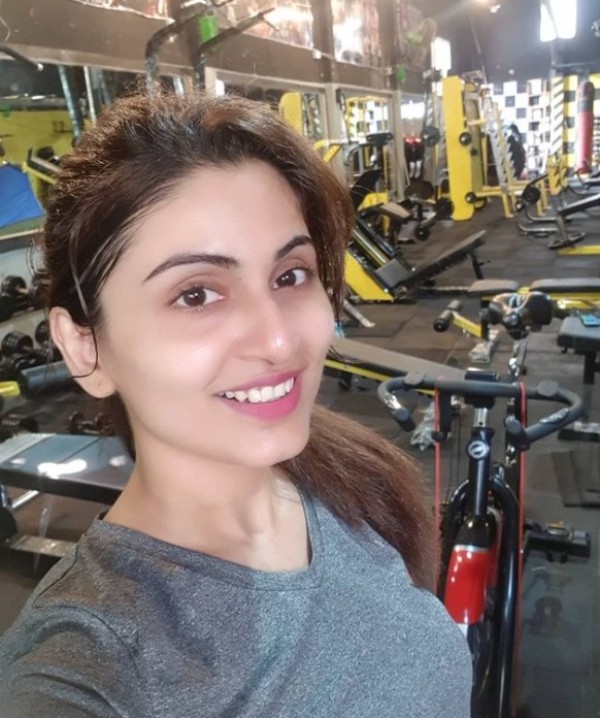 A photograph of Riyanka Chanda at the gym