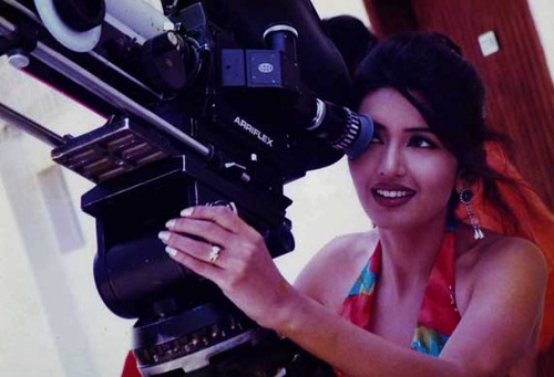 Deepti Bhatnagar on the sets of her TV serial as a director