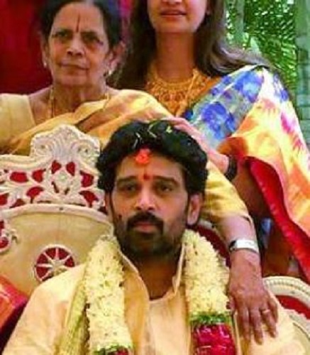 J. D. Chakravarthy with his mother
