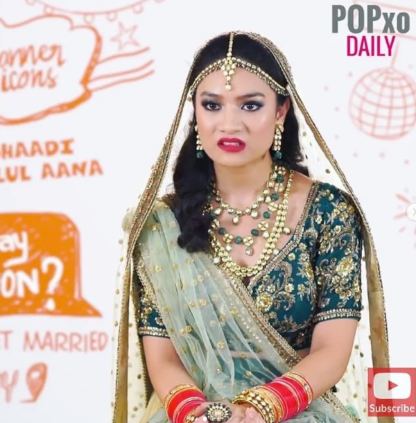 Jahnvi Rawat during the shoot of a video on POPxo