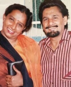 Kuldeep Manak with his wife, Sarabjeet Kaur