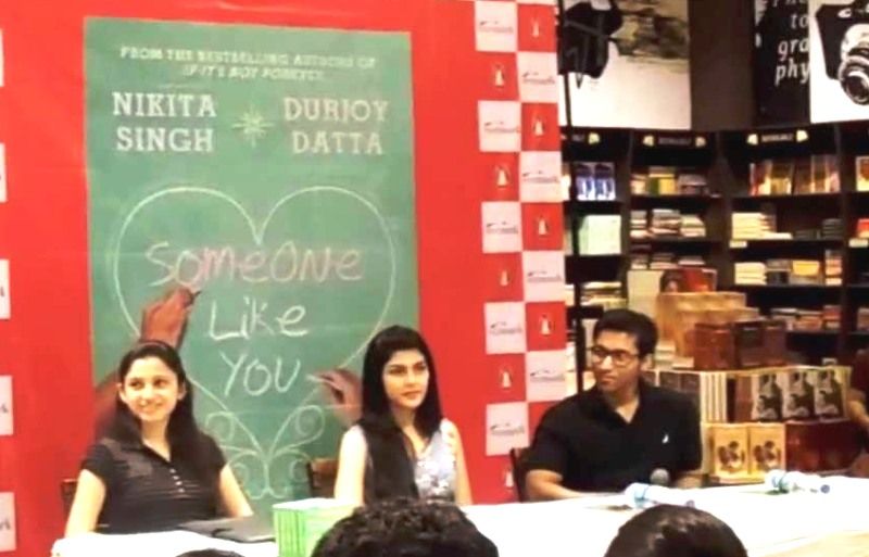Nikita Singh with Durjoy Datta at the launch of Someone Like You