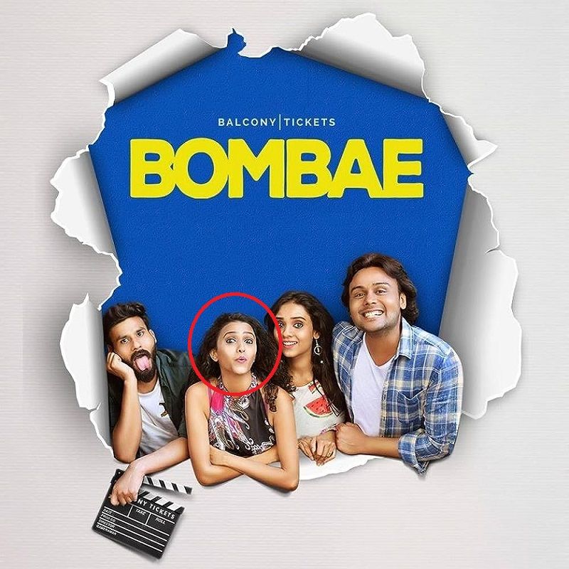 Poster of the TV series 'Bombae' featuring Vidhi Chitalia
