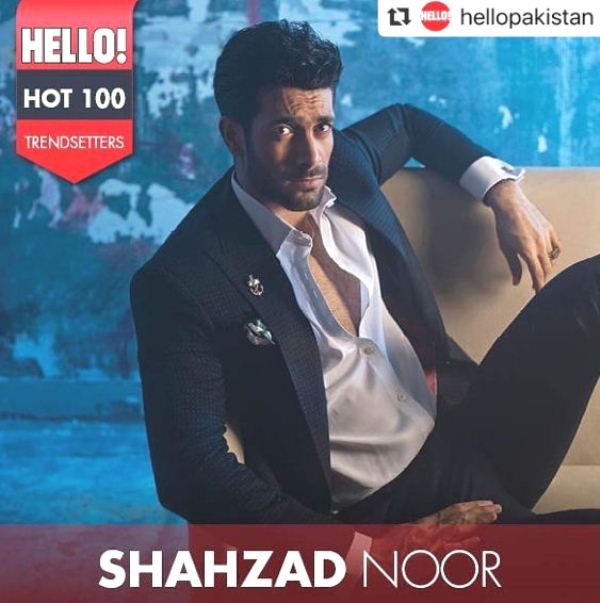 Shahzad Noor on the list of 'Hot 100  Trendsetters' by Hello Magazine