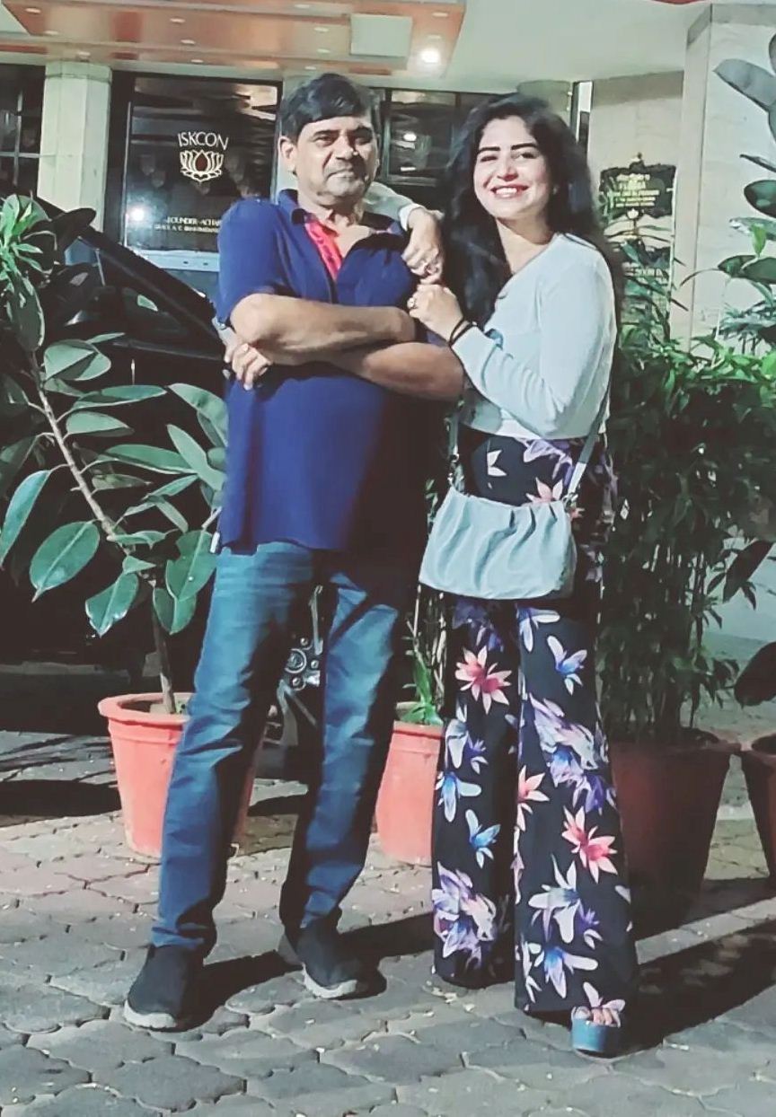 Shikha Malhotra with her father