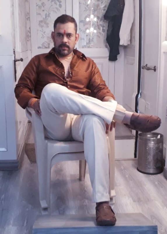 Vineet Sharma during the shoot of the series The Final Call