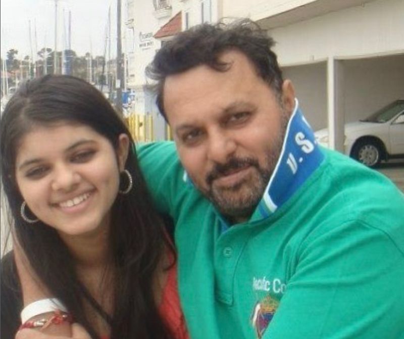 Anil Sharma with his daughter