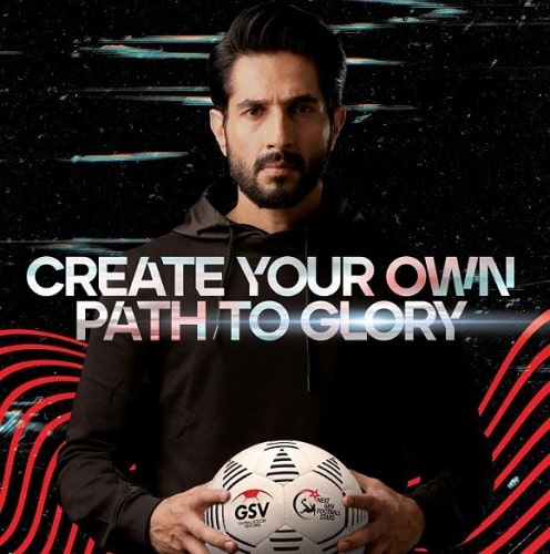 Bilal Ashraf in an ad of GSV
