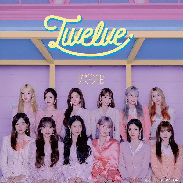 Cover of the 2020 album 'Twelve' by Iz One