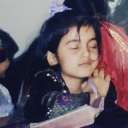Hira Khan's childhood picture