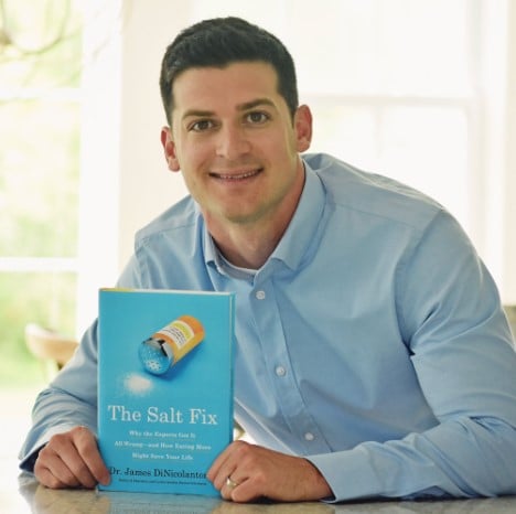 James DiNicolantonio while promoting his book 'The Salt Fix'