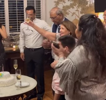 Jennifer Paes while enjoying alcohol on her birthday