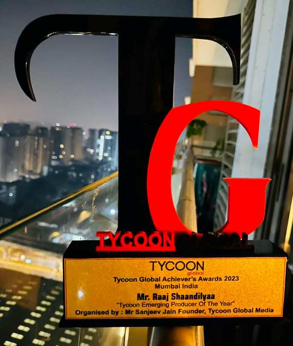 Raaj Shaandilyaa's Tycoon Emerging Producer of the Year