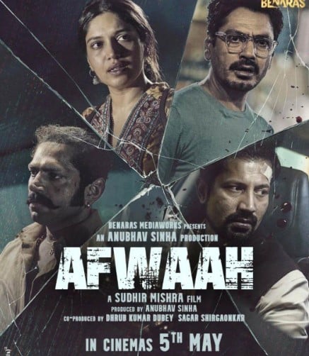 The poster of the film Afwaah (2023)
