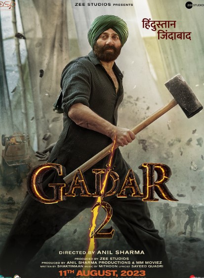 The poster of the film Gadar 2