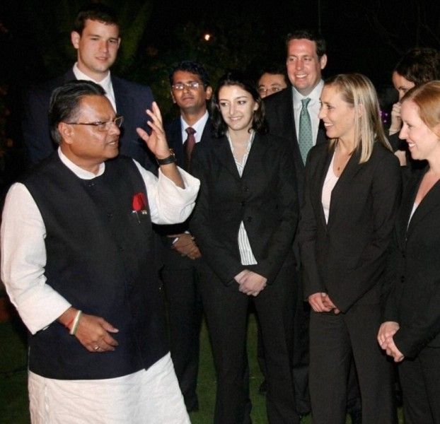 Vijay Darda during a India-Yale Parliamentary Leadership Program tour