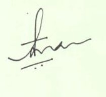 Vijay Darda's signature