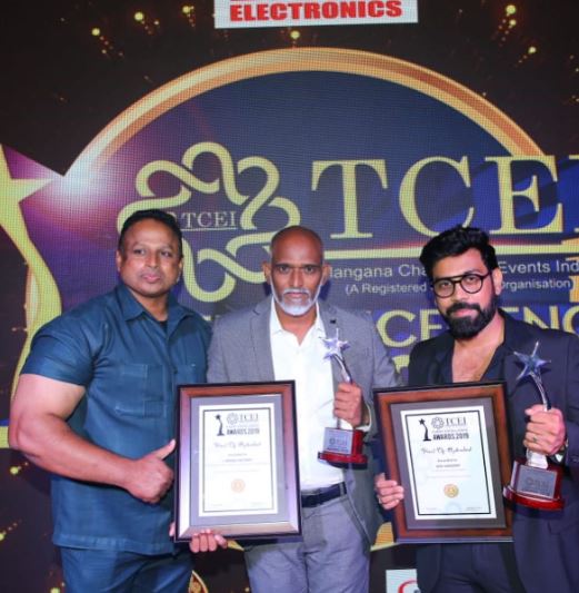 Aata Sandeep with his TCEI Award