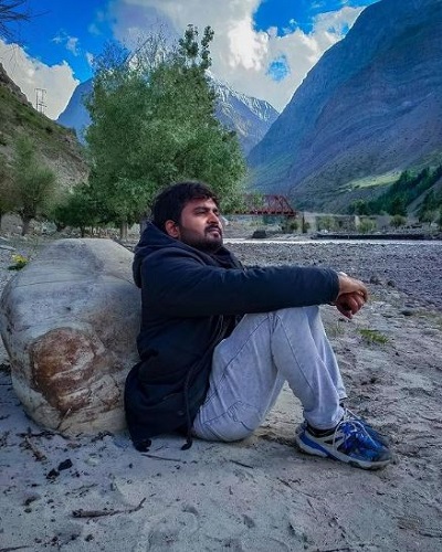 Ankit Motghare during his trip