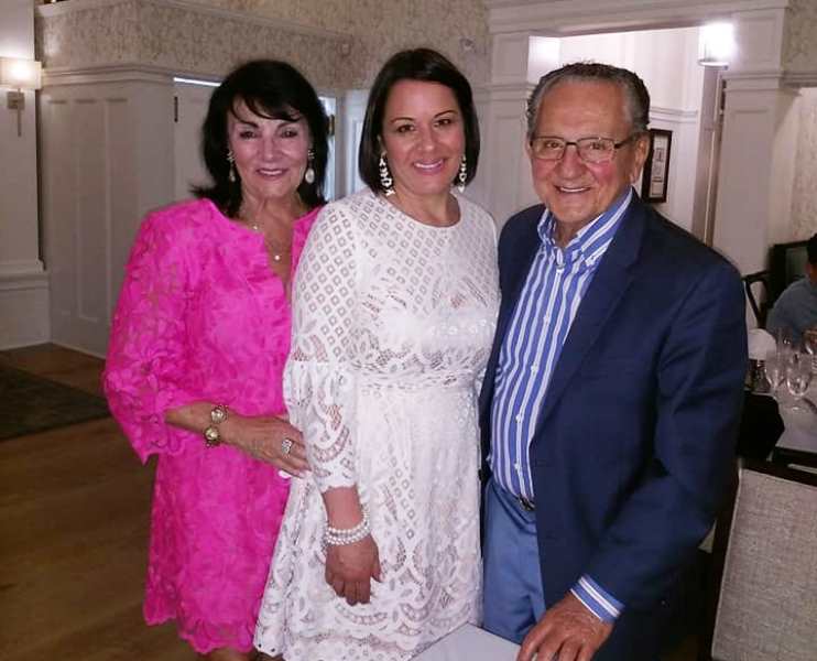 Frank Caprio with his wife, Joyce Caprio, and daughter, Marissa Caprio Pesce