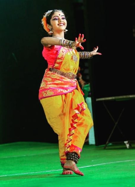 Nehal Gangavath doing classical dance