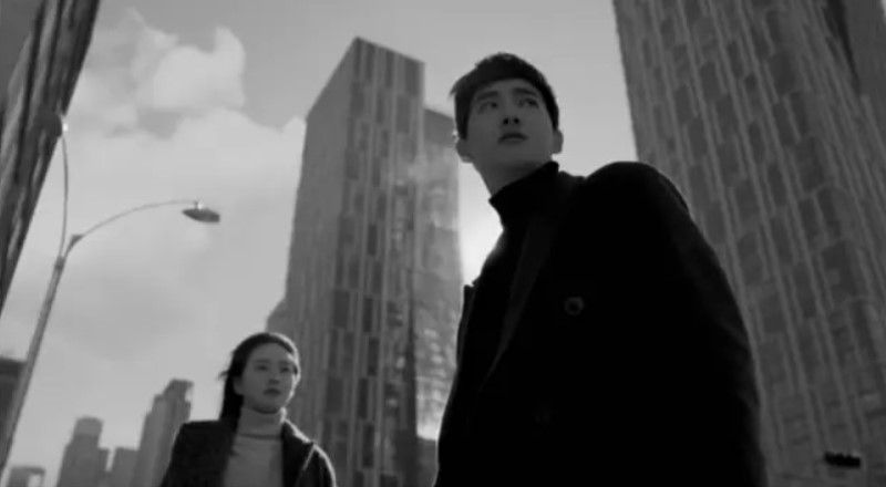 Park Gyu-young in a still from the music video of the song 'Crosswalk' by Jo Kwon