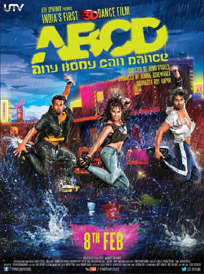 Poster of the 2013 Hindi film 'ABCD - Any Body Can Dance'