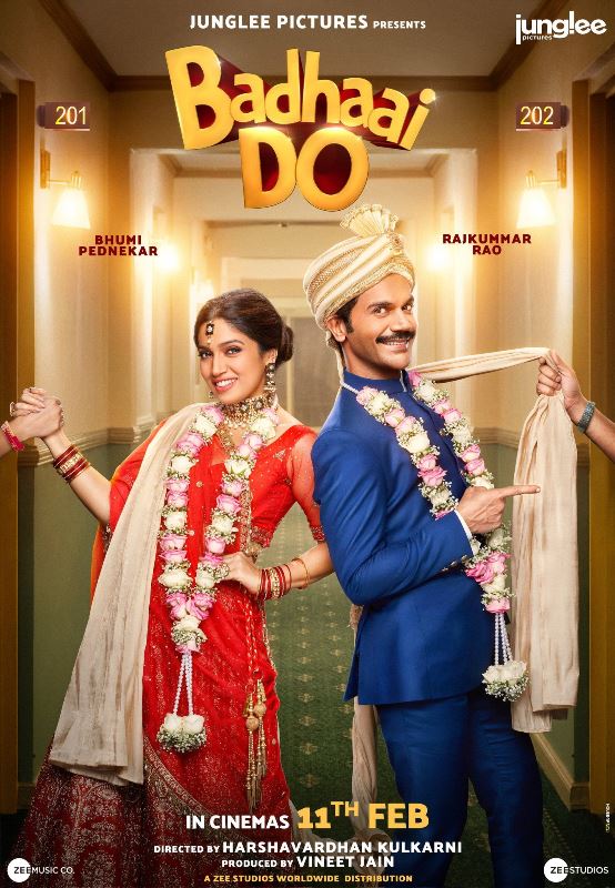 Poster of the 2022 Bollywood film 'Badhaai Do'