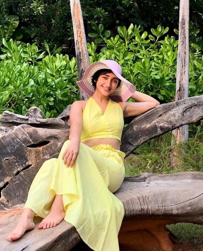 Sanjeeta Bhattacharya during her vacation