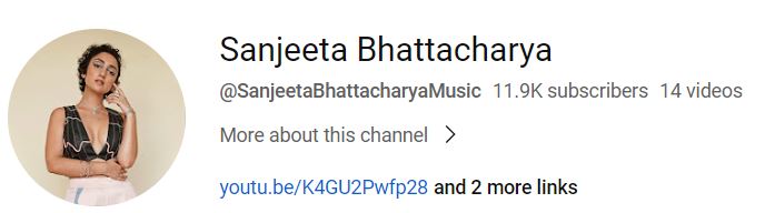 Sanjeeta Bhattacharya's YouTube channel