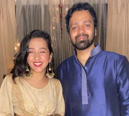 Tanya Bhushan with her brother
