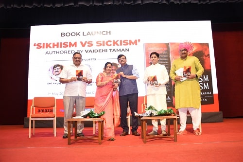 Vaidehi Taman at a book launch event