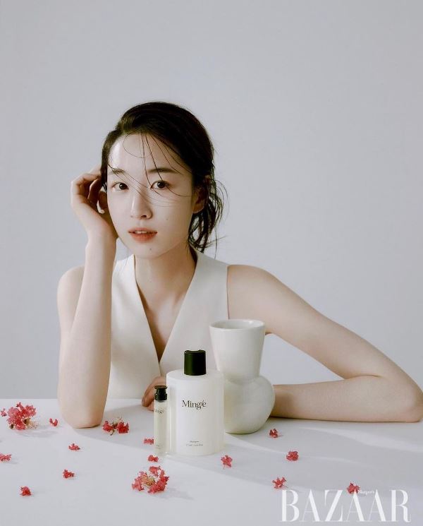Won Ji-an featured in Harper's Bazaar magazine