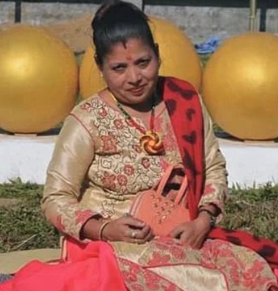 A picture of Rohit Chetry's mother