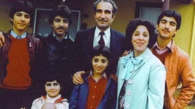 Fahim Fazli with his family