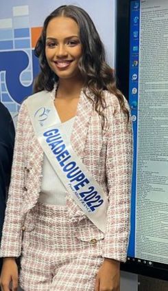 Indira Ampiot as Miss Guadeloupe 2022