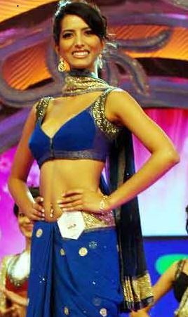 Manasvi Mamgai during Miss Femina India World 2010