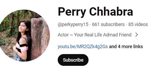 Perry Chhabra's YouTube channel
