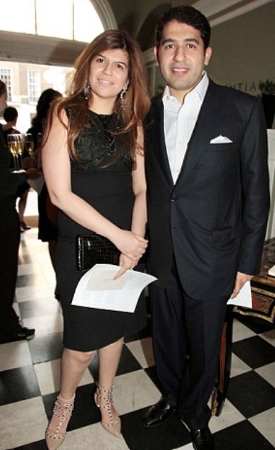 Priya Hiranandani with her husband