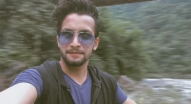Rohit Chetry during a vacation