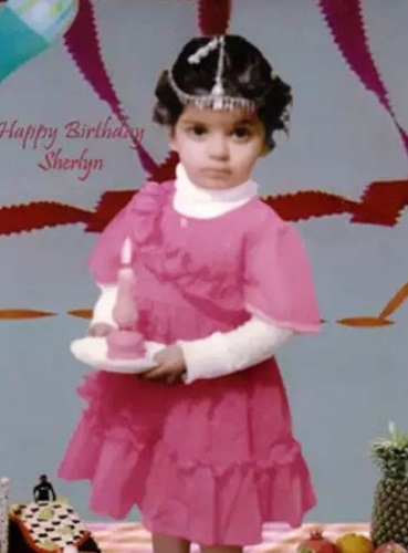 Sherlyn Chopra's childhood picture