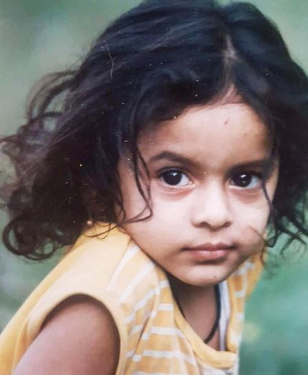Surya Keerthi in childhood