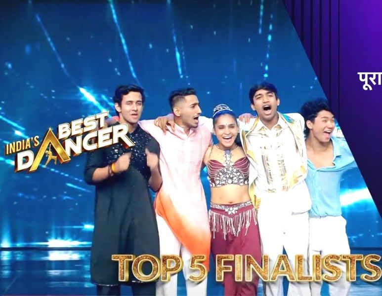 Top 5 contestants of the dance reality show India's Best Dancer